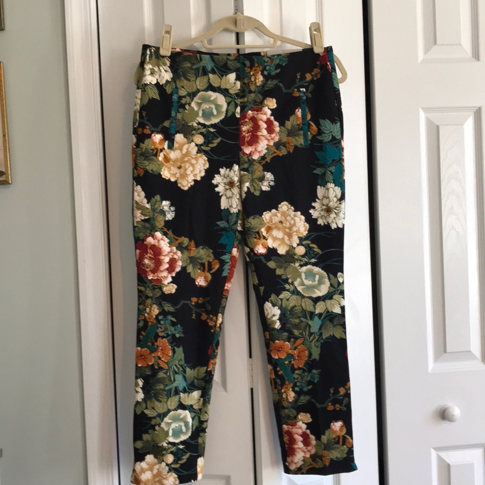 Chico’s Floral Ankle Pants